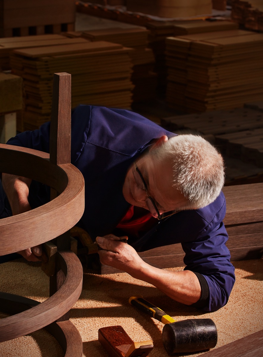 Furniture construction detail