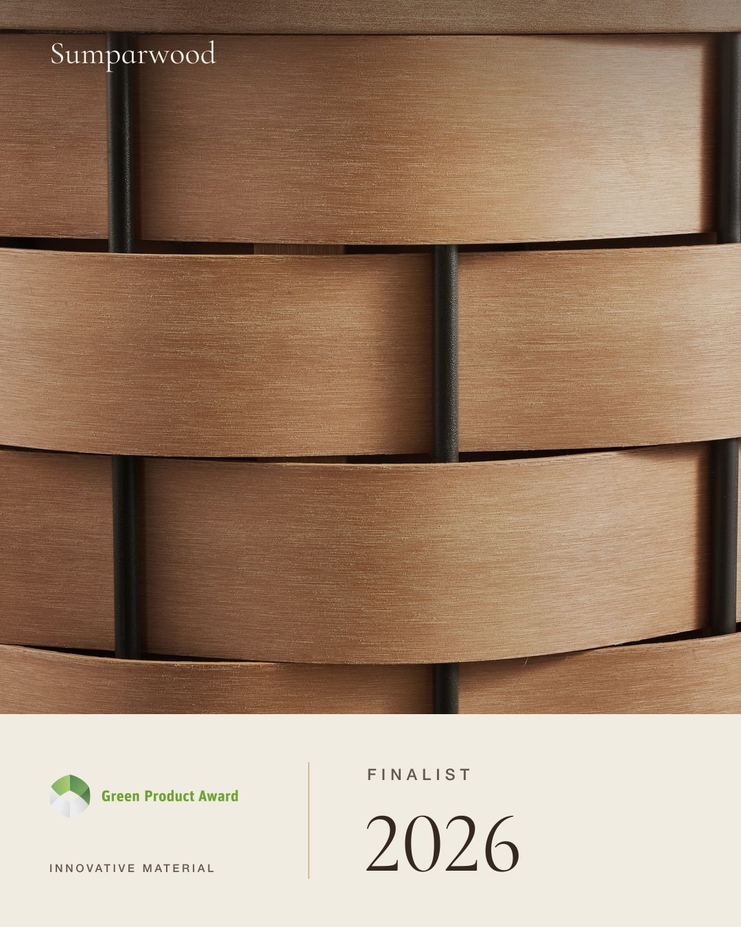 Sumparwood Green Product Award 2026 Finalist visual for Building Design.