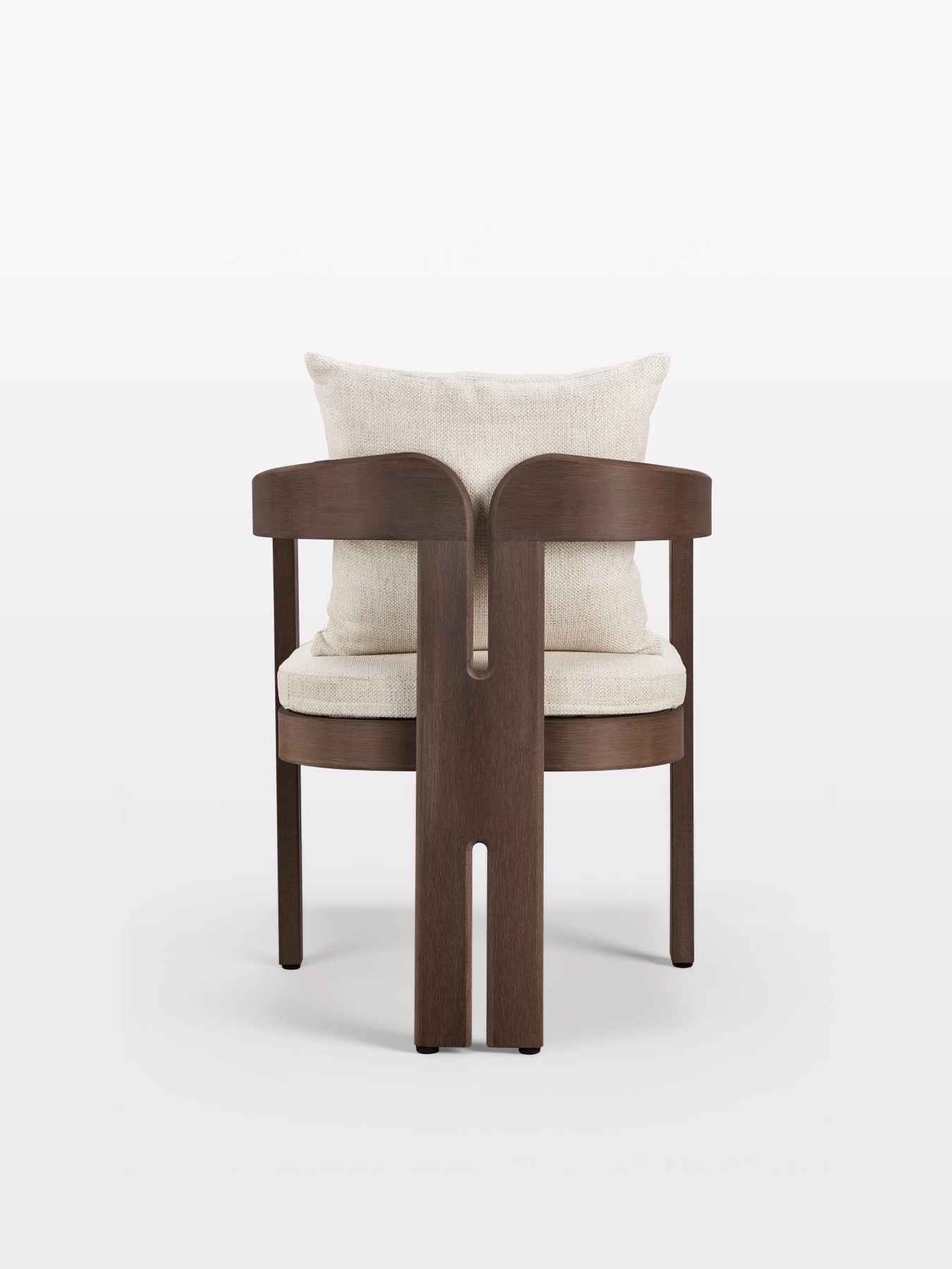 Rear view of the Split Spine chair study