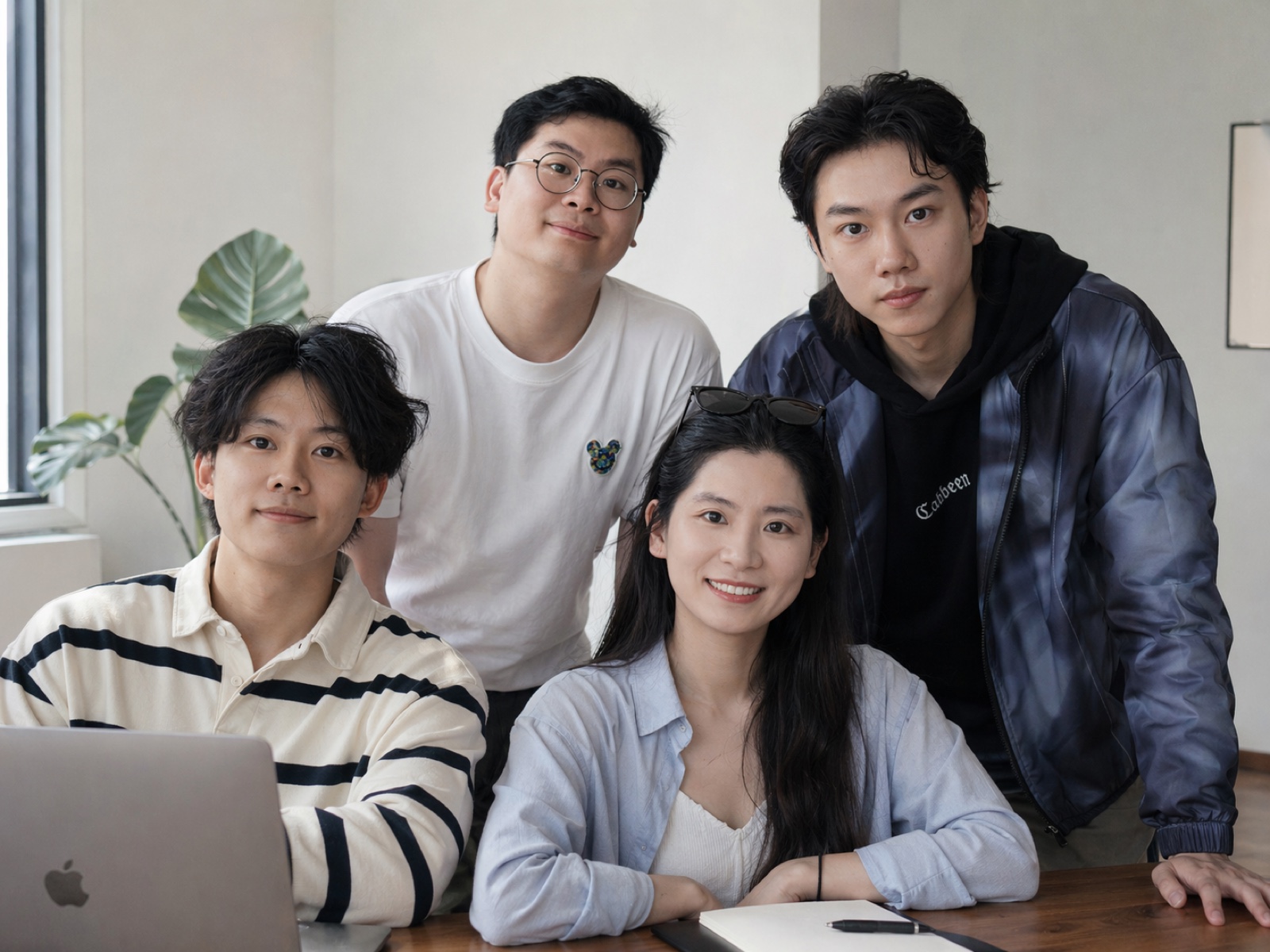 Joey Lo, Julian Lo, Sam Lao and Michael Lao together